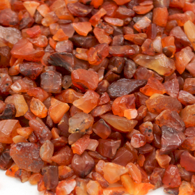 Carnelian Gemstone Chips Bulk - 1KG