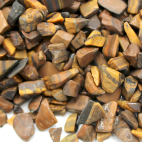 Tiger Eye Gemstone Chips Bulk - 1KG