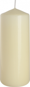 6x Pillar Candle 60x150mm - Ivory