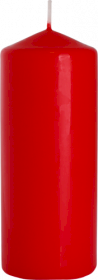 6x Pillar Candle 60x150mm - Red