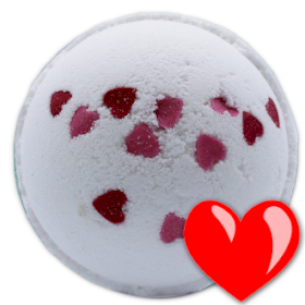 16x Love Hearts Bath Bomb - Wild Flowers