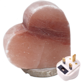Salt lamp - Heart UK-Plug
