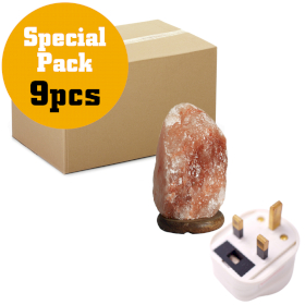 9x Salt Lamp 1,5 - 2kg UK-Plug