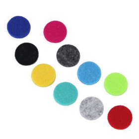 10x Aromatherapy Necklace Reusable Refill Pad - 25mm