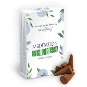 6x Plant Based Incense Cones - Meditation