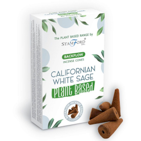 6x Plant Based Backflow Incense Cones - Californian White Sage