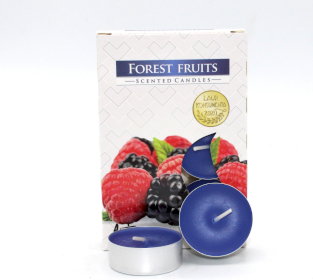 12x Set of 6 Scented Tealights - Forest Fruits