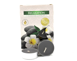 12x Set of 6 Scented Tealights - Relaxation