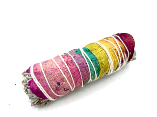 Smudge Stick - 7 Chakras Rose Petals Sage 10 cm (Chakra)