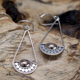 Silver & Gold Earring - Luna Balance