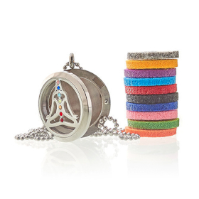 Aromatherapy Jewellery Necklace - Yoga Chakra - 30mm