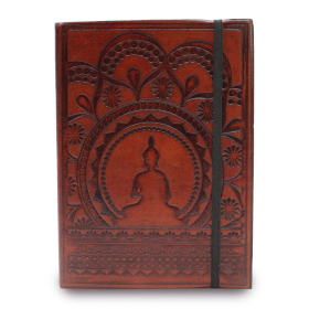 Small Notebook with strap - Tibetan Mandala