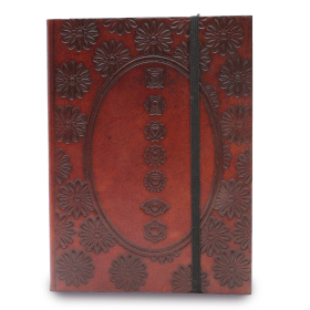 Small Notebook with strap - Chakra Mandala
