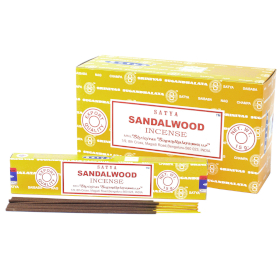 12x Satya Incense 15gm - Sandalwood