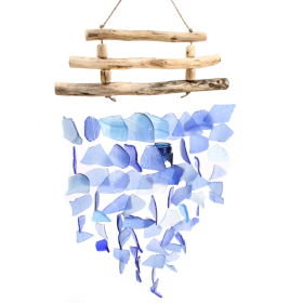 Glass Wind Chime / Blue
