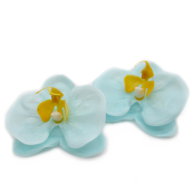 25x Craft Soap Flower - Paeonia - Blue
