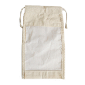 10x Lrg Cotton Window Pouch - 26x15cm