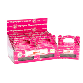 6x Box of 6 - Satya Rose  Backflow Dhoop Cone