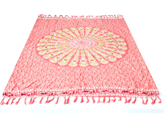 2x Pink Rose Mandala Sarongs