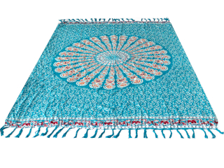 2x Blue Mandala Sarongs