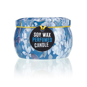 6x Art Tin Candles - Romantic Garden - Tea and Rose