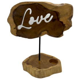 Candle Holder Sign - Love