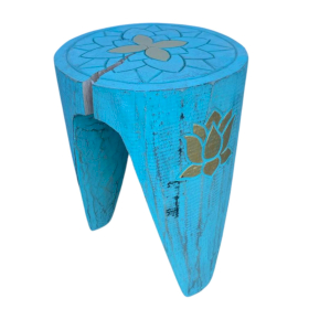 Interlocking Table/Stool set of 2 - Lrg Turquoise