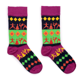 3x Hop Hare Bamboo Socks (36-41) - Yoga Poses