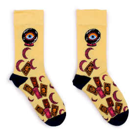 3x Hop Hare Bamboo Socks (36-41) - Tarot Cards