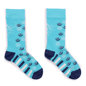 3x Hop Hare Bamboo Socks (36-41) - Pentagram and Evil Eye