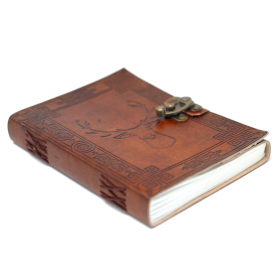 Leather Stag Notebook (20x15 cm)