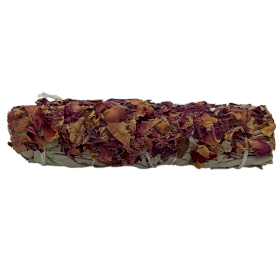 Smudge Stick -White Sage and Rose of Castile