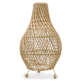 Rattan Table Lamps - Natural