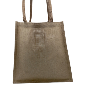 Large Jute Shopping Bag with Bottle holders