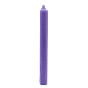 100x Bulk Solid Colour Dinner Candles - Rustic Lilac - Pack of 100