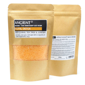 5x Aromatherapy Bath Potion in Kraft Bag 350g - Total Detox