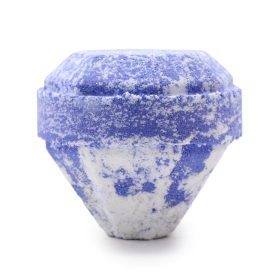 16x Gemstone Bath Bomb - White & Blue