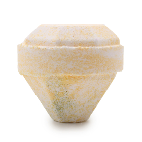 16x Gemstone Bath Bomb - White & Gold