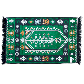 Kilim Rug 125x80 cm -  Green