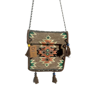 Biege Kilim Messenger Festival Bag