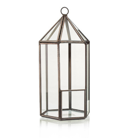 Glass Terrarium - Lantern Shape