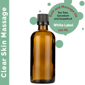 10x Clear Skin Massage Oil - 100ml - Unlabelled