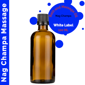 10x Nag Champa Massage Oil - 100ml - Unlabelled