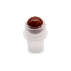 10x Gemstone Roller Tip for 5ml Bottle - Red Jasper