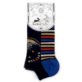 3x S/M Hop Hare Bamboo Socks Low (36-40) - Lunar Phases