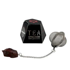 4x Raw Crystal Gemstone Tea Strainer - Mookaite