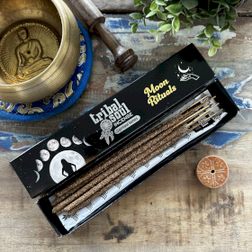 12x Tribal Soul Spiritual Incense Sticks and Ceramic Holder - Moon Ritual