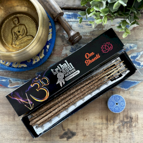 12x Tribal Soul Spiritual Incense Sticks and Ceramic Holder - Ohm Shanti