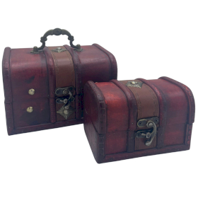 Treasure Chest - Set of 2 - Natural