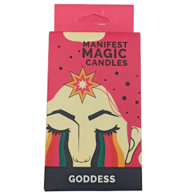 3x Manifest Magic Candles (pack of 12) - Pink